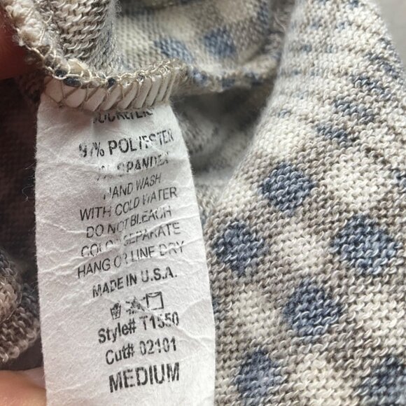 Bucket list Medium Plaid Long Shacket Jacket Oversized Boho Grunge Made USA - Picture 6 of 11